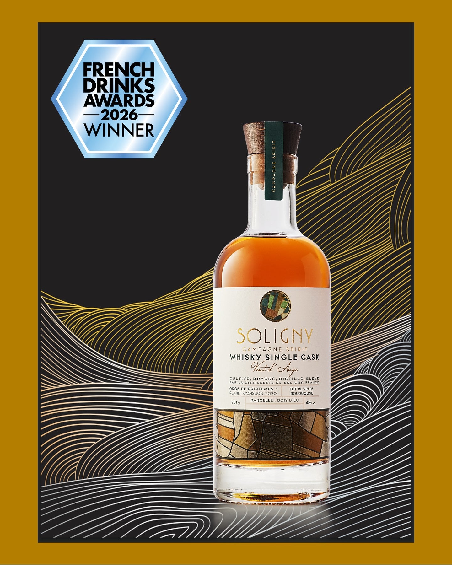 WHISKY SINGLE MALT SINGLE CASK "VENT D'ANGE" 22143B